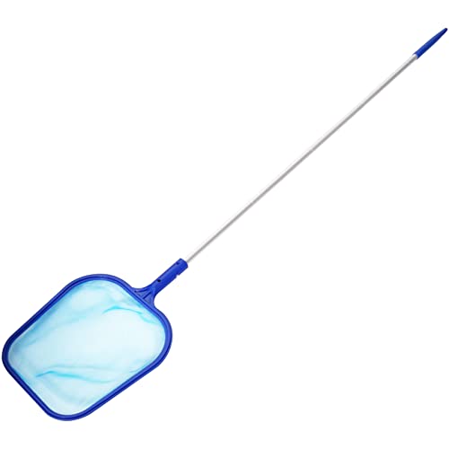 DUKHA Red Skimmer para piscina con varilla, de herramientas de limpieza de retráctil desmontable