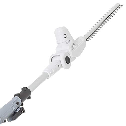 IKRA cortasetos telescópico ICPH 2040 incl. Batería de 20 V, estación de carga de la batería y correa para el hombro