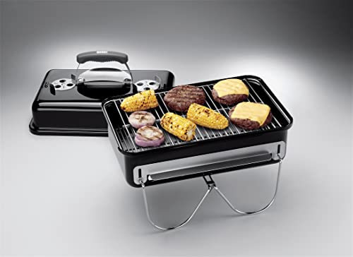 Weber Go-Anywhere Barbacoa de Carbón,portátil, 42 x 26 cm, Negro 1131004