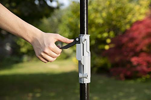 IKRA cortasetos telescópico ICPH 2040 incl. Batería de 20 V, estación de carga de la batería y correa para el hombro