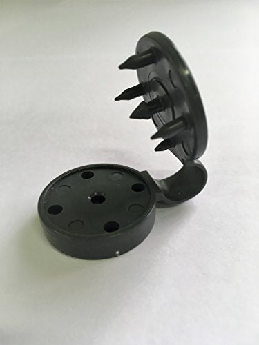 edenvista Clips de fijación, con protección antirrayos UV, para Lona separadora de 90 a 350 g/m2 | Bolsa de 20 Piezas, Color Gris Oscuro.