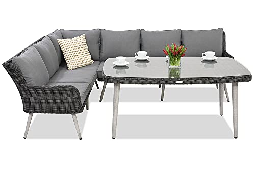 Garden Point Bilbao Comida 5 Atracita | Elegante Juego de Muebles para Cada jardín.