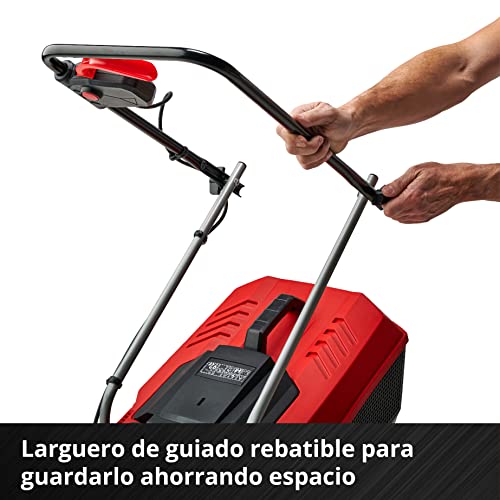 Einhell Cortacésped a batería GE-CM 18/30 Li Kit Power X-Change (18 V, 30 cm ancho de corte, hasta 150 m², Brushless, 25L bolsa recolectora, 30-70 mm altura de corte, con 3,0 Ah batería y cargador)