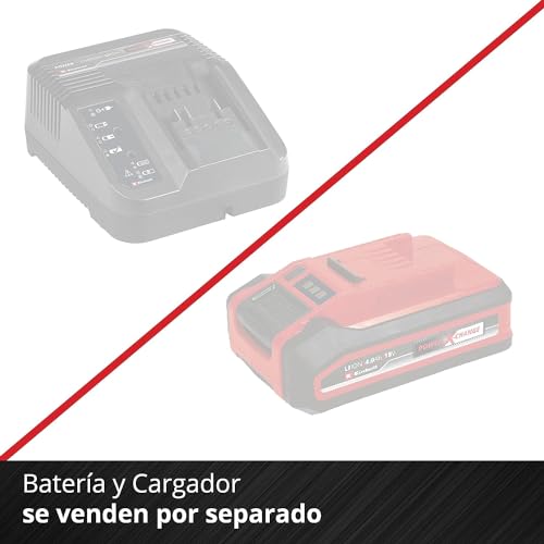 Einhell Cortasetos con batería GE-CH 36/65 Li-Solo Power X-Change (36 V, 65 cm de longitud de corte, 30 mm distancia entre dientes, mango giratorio, colector de recortes, sín batería)