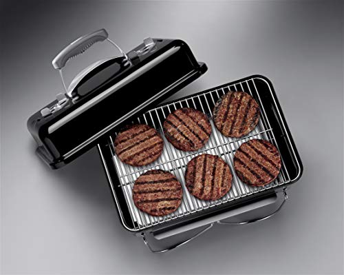 Weber Go-Anywhere Barbacoa de Carbón,portátil, 42 x 26 cm, Negro 1131004