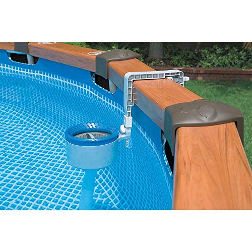Intex Skimmer de superficie - Skimmer de superficie de montaje en pared de lujo - Skimmer de suspensión, 49x43x34 cm (28000E)
