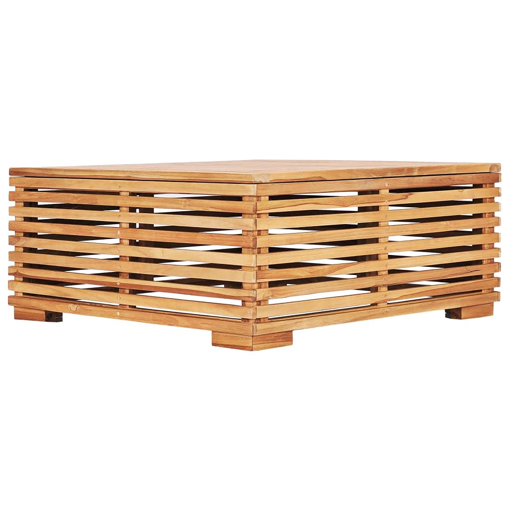 vidaXL Muebles de Jardín 6 Piezas con Cojines Mobiliario Exterior Patio Terraza Hogar Sofá Silla Mesa Asiento Suave Robusto Crema Madera Maciza Teca