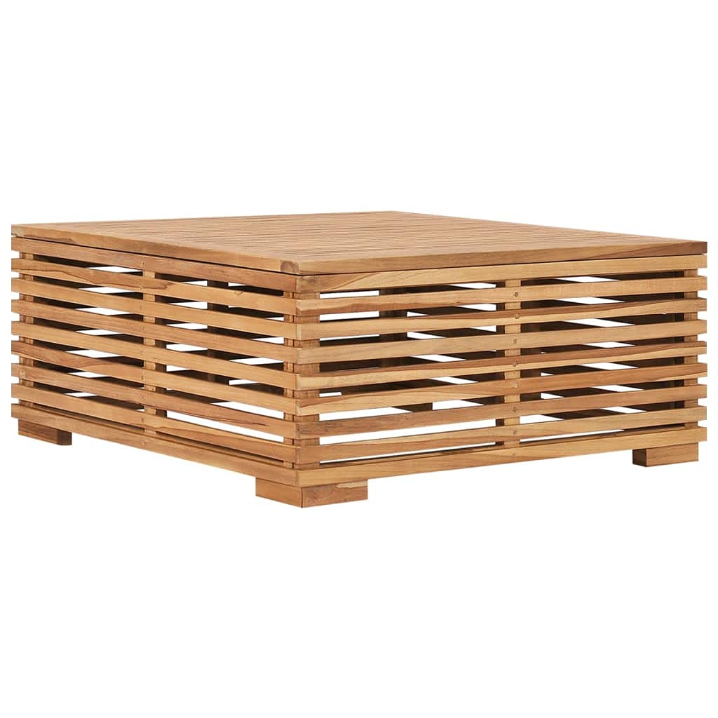 vidaXL Muebles de Jardín 6 Piezas con Cojines Mobiliario Exterior Patio Terraza Hogar Sofá Silla Mesa Asiento Suave Robusto Crema Madera Maciza Teca