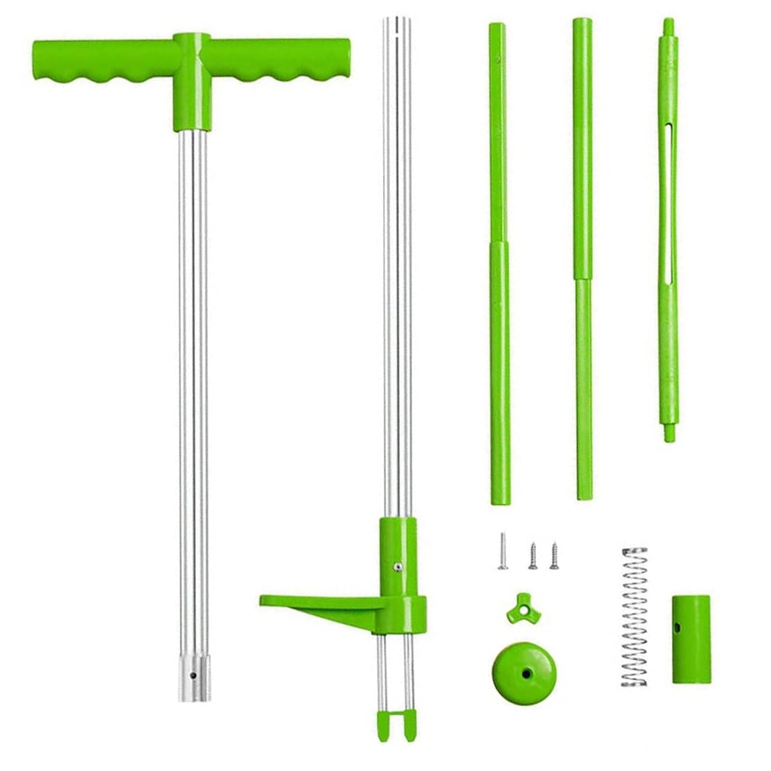 GEEZY Extractor de malezas de Acero Twister Claw Removedor de malezas Deshierbe Root Killer Herramienta de Mano de jardín