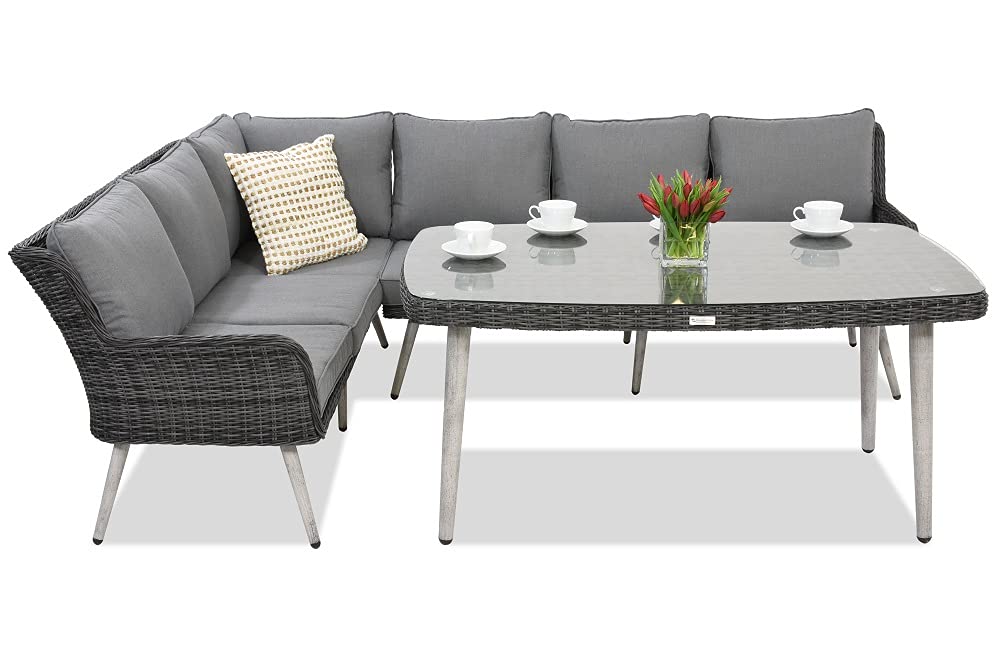 Garden Point Bilbao Comida 5 Atracita | Elegante Juego de Muebles para Cada jardín.