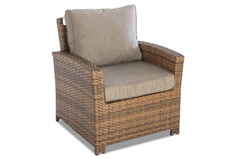 Garden Point Parma Apetito 6 Marrón| Elegante Juego de Muebles para Cada jardín.