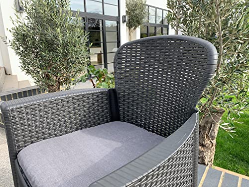 Ipae-Progarden SpA Set. 3 PZAS.Sillon Y Mesa Gris