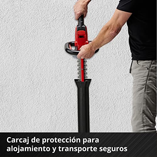 Einhell Cortasetos con batería ARCURRA 18/55 Power X-Change (18 V, 55 cm de longitud de corte, 18 mm distancia entre dientes, colector de recortes, asa frontal estrecha, sín batería)