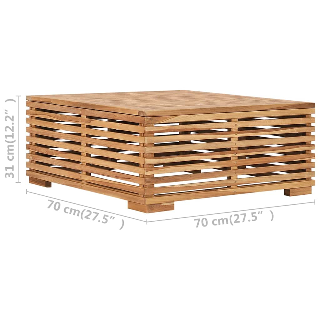 vidaXL Muebles de Jardín 6 Piezas con Cojines Mobiliario Exterior Patio Terraza Hogar Sofá Silla Mesa Asiento Suave Robusto Crema Madera Maciza Teca