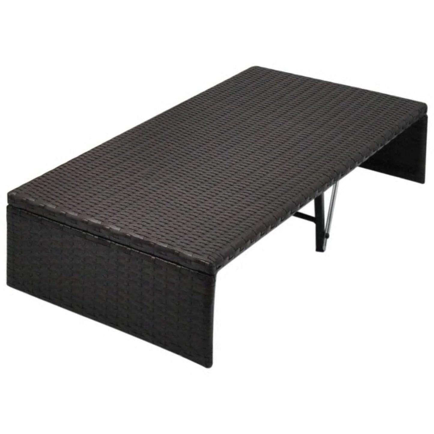 Deufre Tumbona Doble Tumbona Terraza Cama Jardín Sofa Exterior con Toldo Sofas Exterior Jardin Ratan Muebles de Jardín Conjunto Jardin con Cojines Lavables para Jardín Terraza Patio Marrón