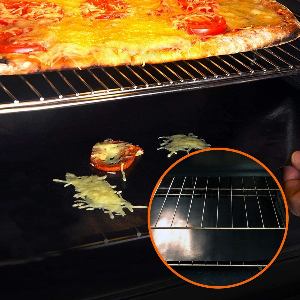 Set de 5 alfombrillas Beeway para barbacoa, bandejas antiadherentes para barbacoa de carbón, gas o eléctrica, resistentes al calor, reutilizables y fáciles de limpiar, aprobadas por la FDA; incluye pinzas de 30.5 cm para barbacoa