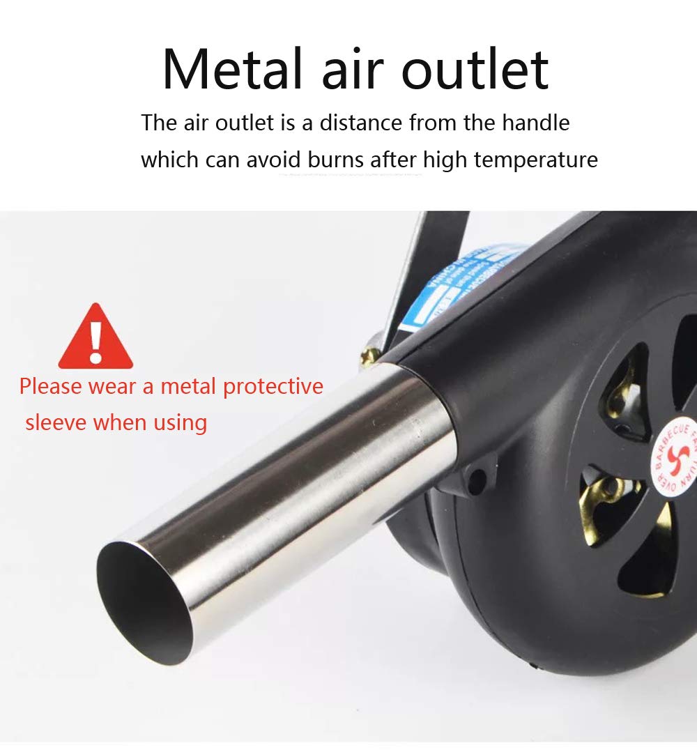 MMSGA Ventilador de barbacoa manual, ventilador de barbacoa Portátil, Camping herramientas de fuego,adecuado para cocinar al aire libre, barbacoa, chimenea herramientas más ligeras
