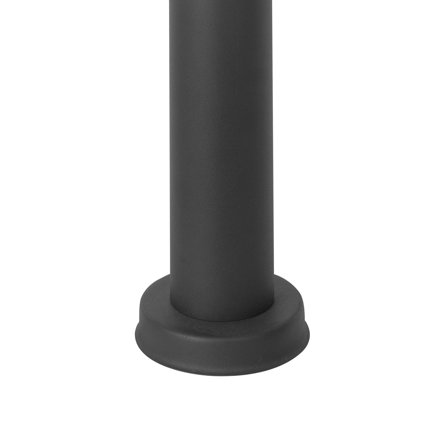 FORLIGHT Koral Baliza Exterior para Jardín Resistente al Agua IP55. Poste de Luz para Sendero y Camino. Lámpara Bolardo de Acero Inoxidable Gris Urbano 23W. Farolillo Moderno Zonas de Paso