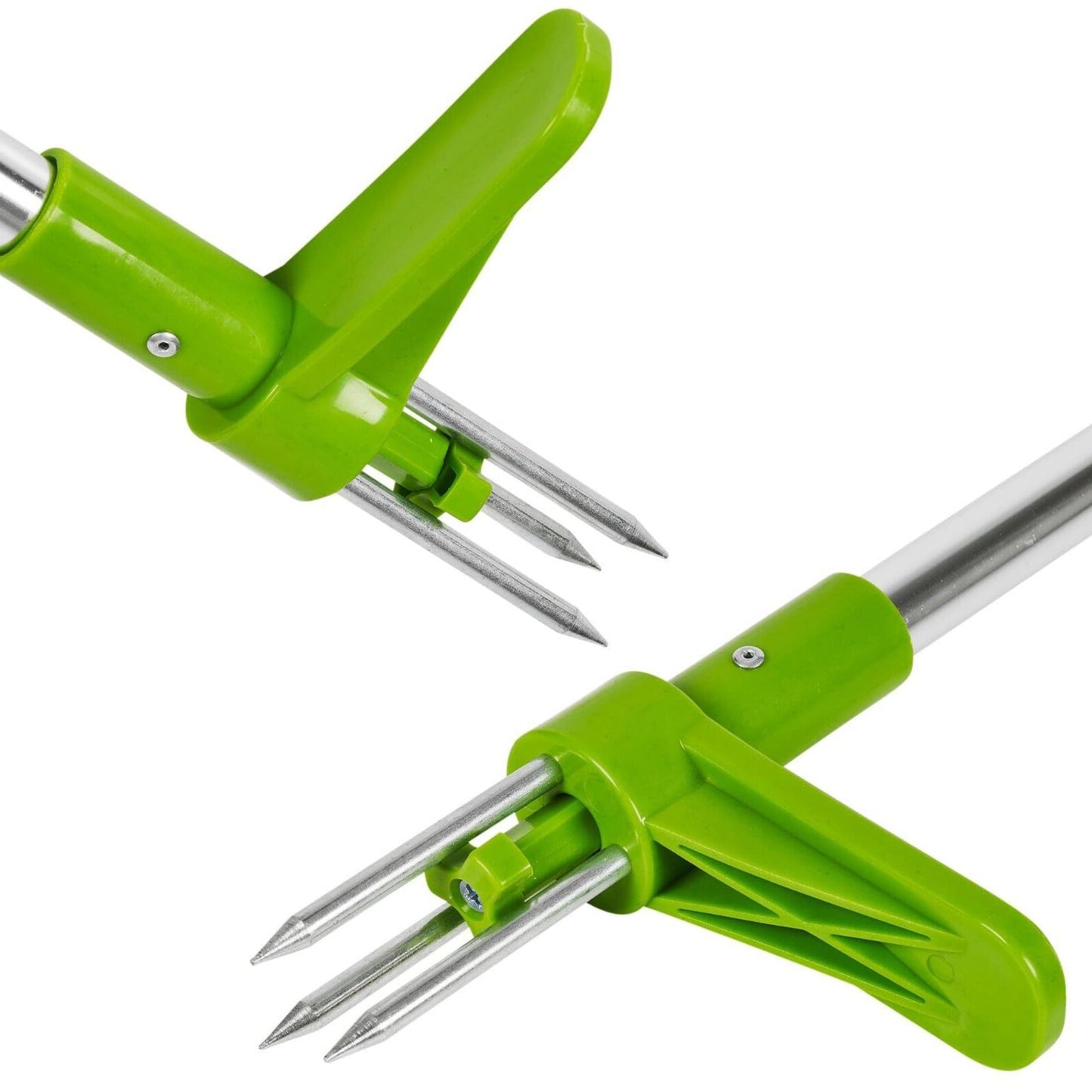 GEEZY Extractor de malezas de Acero Twister Claw Removedor de malezas Deshierbe Root Killer Herramienta de Mano de jardín