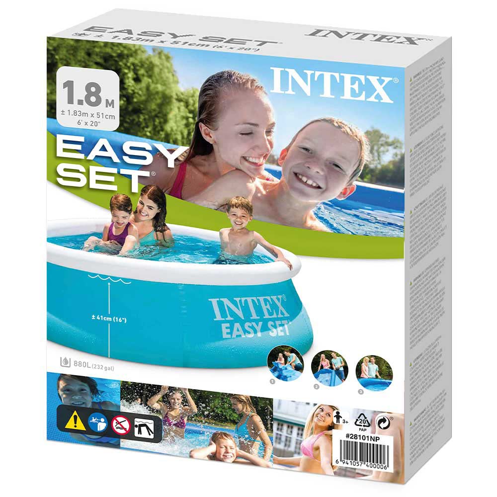 Intex 54402 - Piscina Hinchable, Ø183x51 cm, 880 litros, Piscina Redonda, para 2 Personas