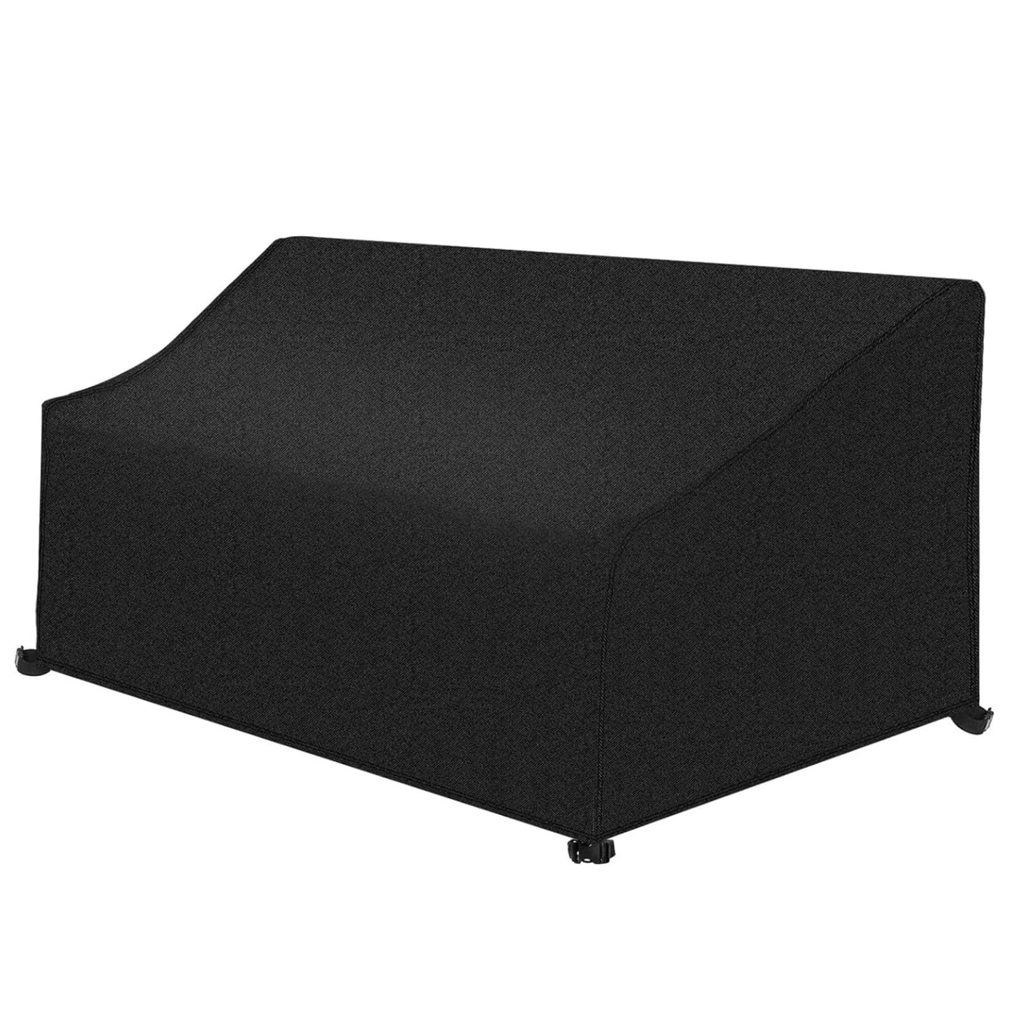 INMUA Funda para Banco de Jardín Impermeable, Cubierta para Banco de Jardín de 3 Plaza Resistente al Viento, Anti-UV, Funda Protectora para Sofá Telas Oxford 420D Resistente (66 X 63 X 89/163 CM)