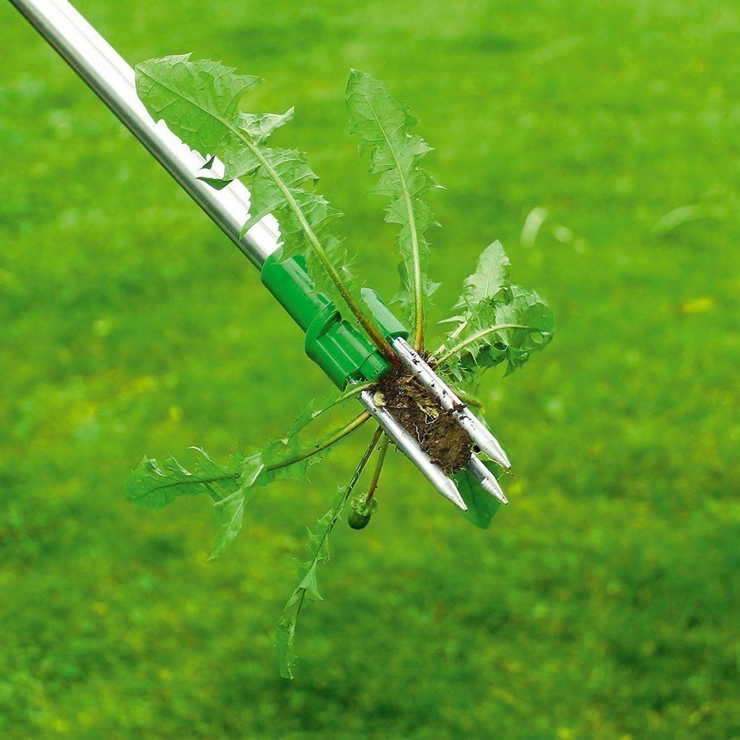 GEEZY Extractor de malezas de Acero Twister Claw Removedor de malezas Deshierbe Root Killer Herramienta de Mano de jardín