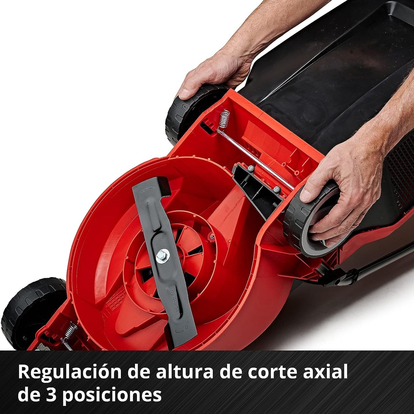 Einhell Cortacésped a batería GE-CM 18/30 Li Kit Power X-Change (18 V, 30 cm ancho de corte, hasta 150 m², Brushless, 25L bolsa recolectora, 30-70 mm altura de corte, con 3,0 Ah batería y cargador)