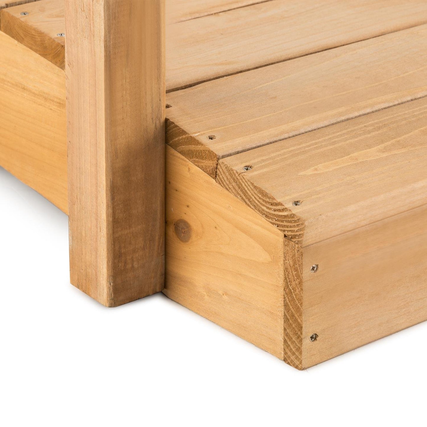 Blumfeldt Rialto Puente de jardín Puente Decorativo (Madera de Pino Maciza, Resistente a la Intemperie, tamaño 58x58x122cm)