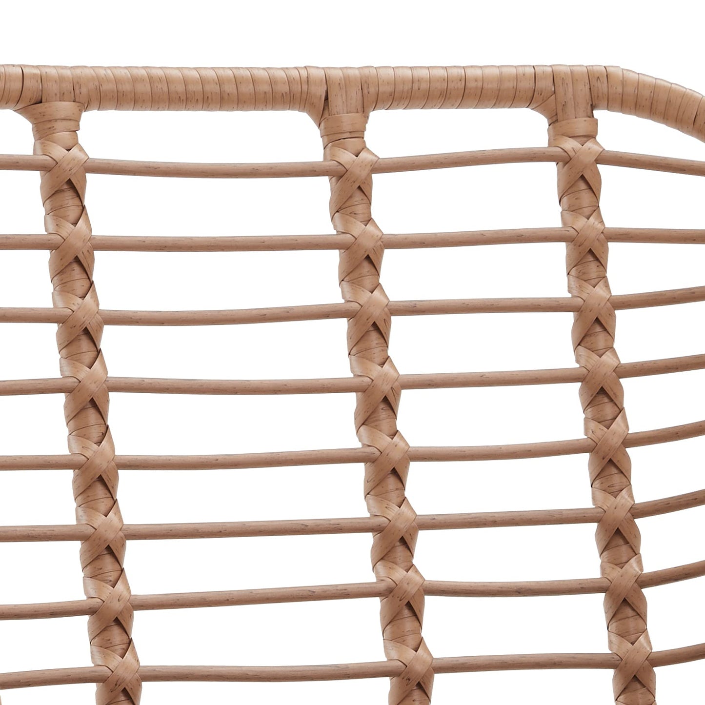 TecTake® Conjunto Jardín Exterior de Ratán y Acero para 2 Personas, Muebles Jardín Exterior Resistentes a Intemperie, 2 Sillas con Cojines (Fundas Extraíbles), 1 Mesa con Cristal - Natural