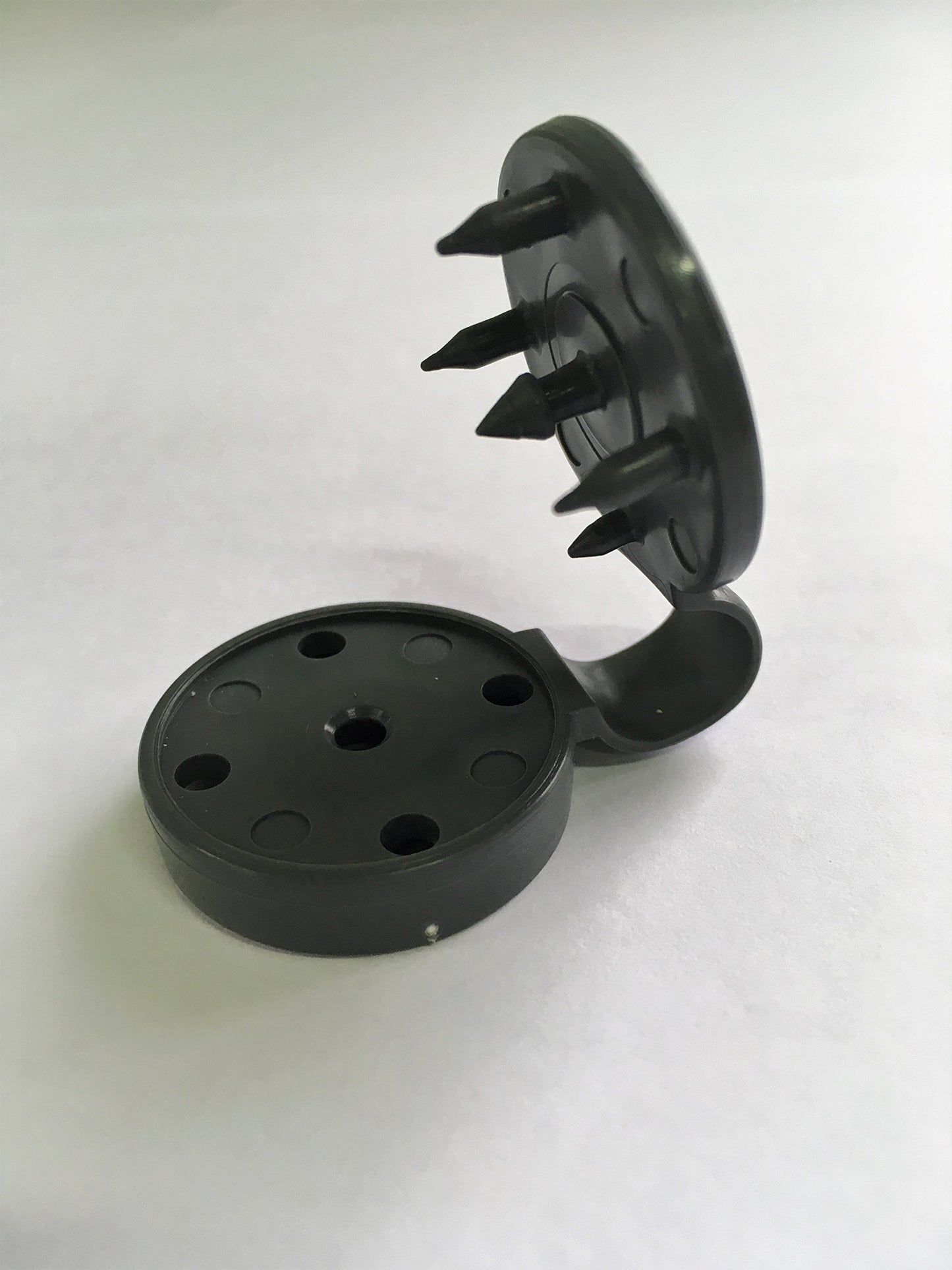 edenvista Clips de fijación, con protección antirrayos UV, para Lona separadora de 90 a 350 g/m2 | Bolsa de 20 Piezas, Color Gris Oscuro.