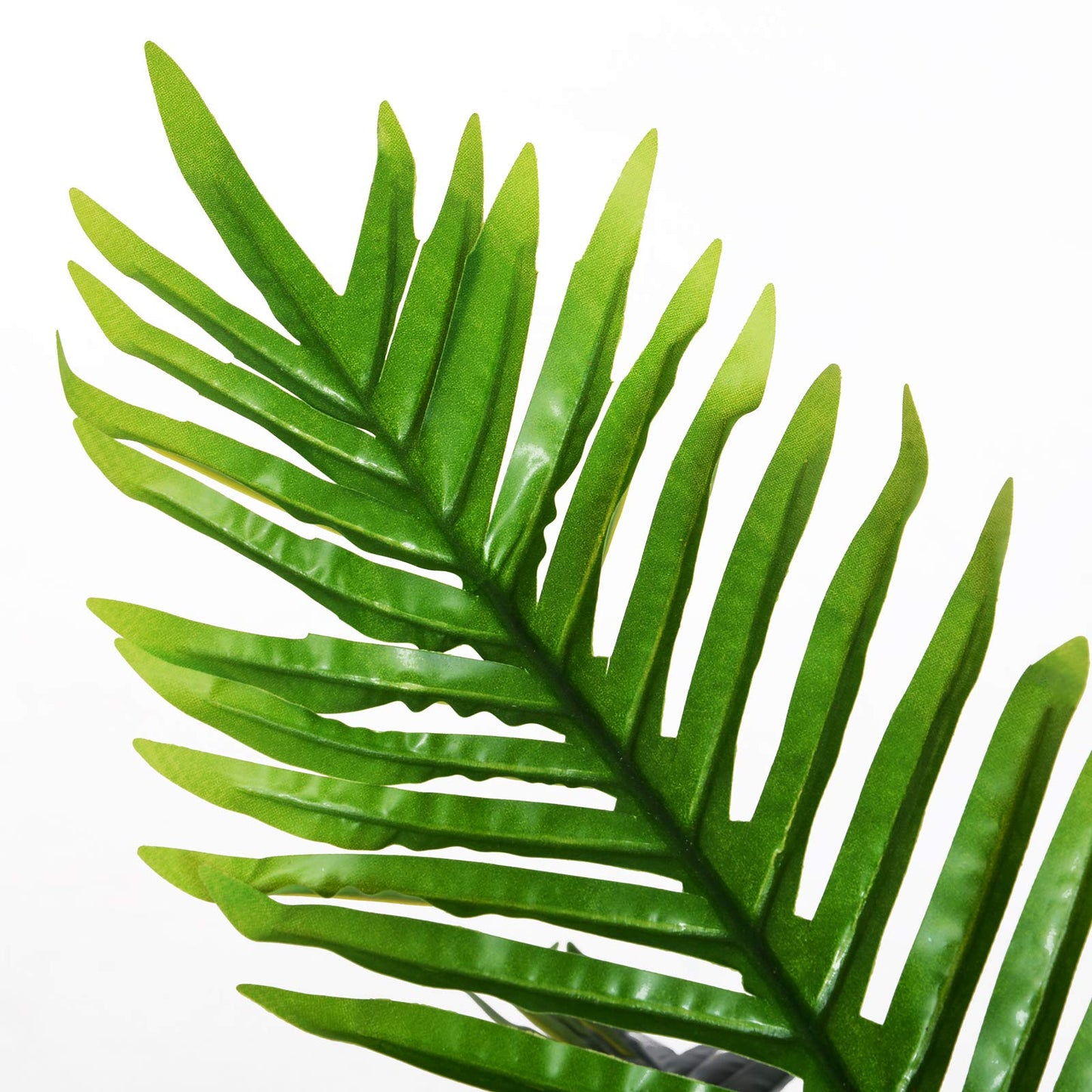 Outsunny Planta Artificial en Maceta Altura 123 cm Árbol Artificial para Decoración Hogar Oficina Verde