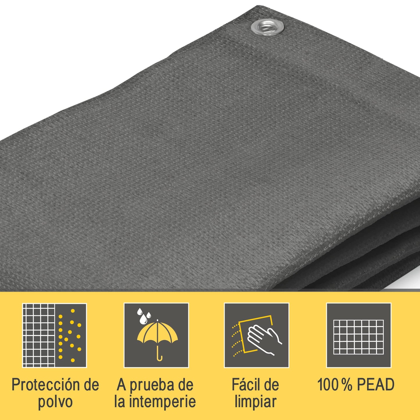 Sol Royal Privacidad Balcรณn Pantallas Protectoras 90x500 cm Antracita SolVision HB2 โ HDPE Cubierta Malla Protecciรณn UV Visual Opaca 160 g/mยฒ Resistente a la Intemperie con Ojales & Cuerdas