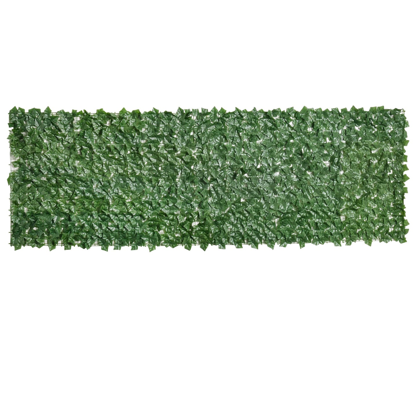 Outsunny Seto Artificial Ocultación Jardín en Rollo 3x1 m Pantalla de Valla de Privacidad de Hiedra Artificial para Terraza Balcón Exterior Decoración de Hojas Verde