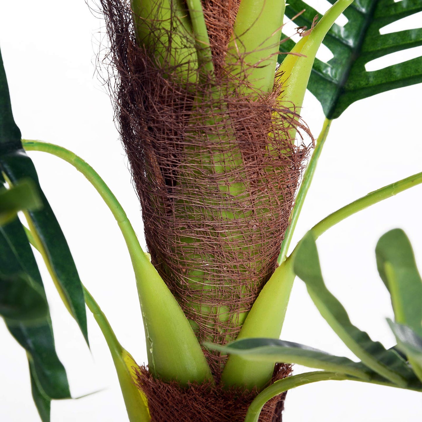 Outsunny Planta Artificial en Maceta Altura 123 cm Árbol Artificial para Decoración Hogar Oficina y Exterior Verde