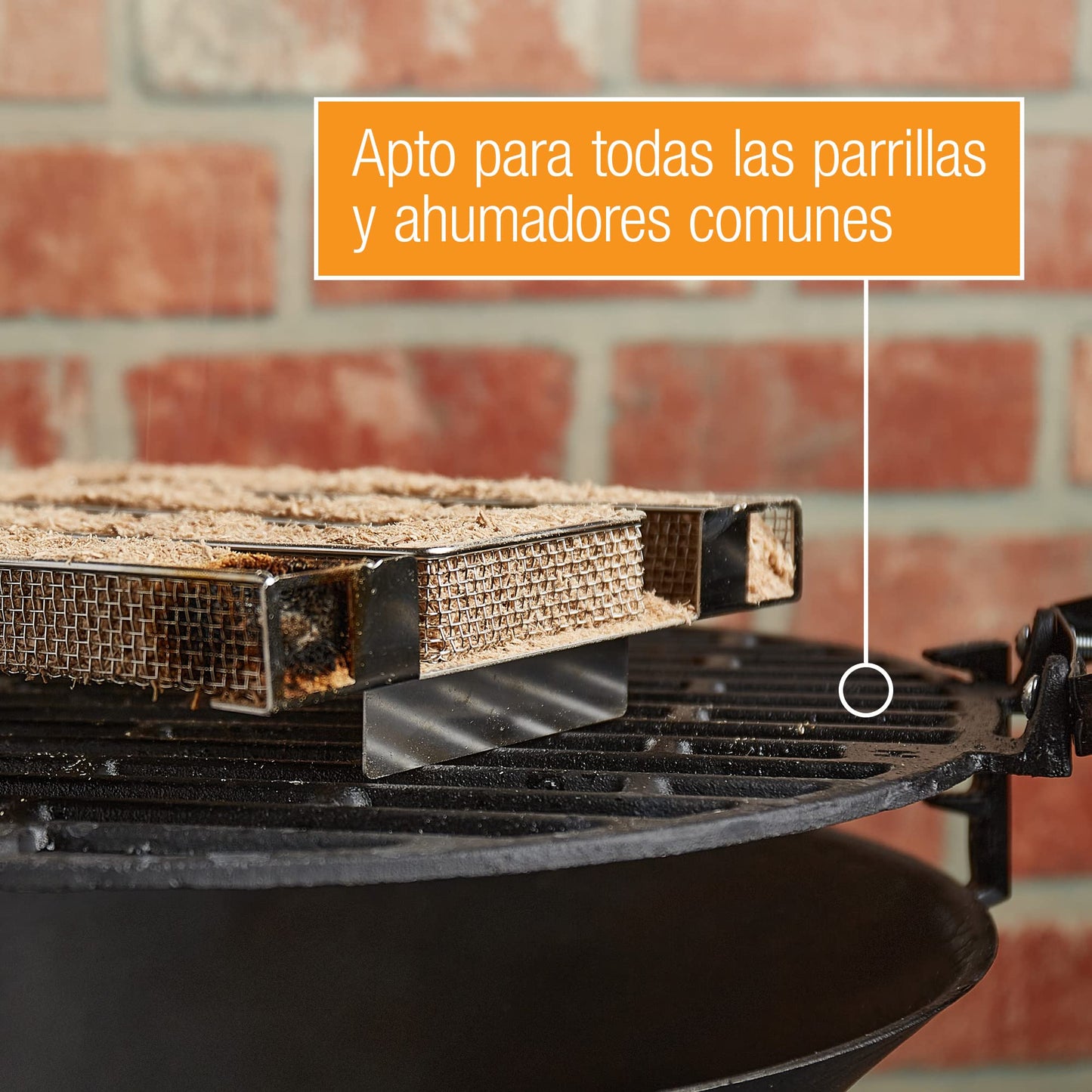 AMAZY Generador de humo frío para la parrilla | Creador de humo frío de acero inoxidable para el ahumado en frío en la barbacoa, el ahumador o la parrilla de la caldera