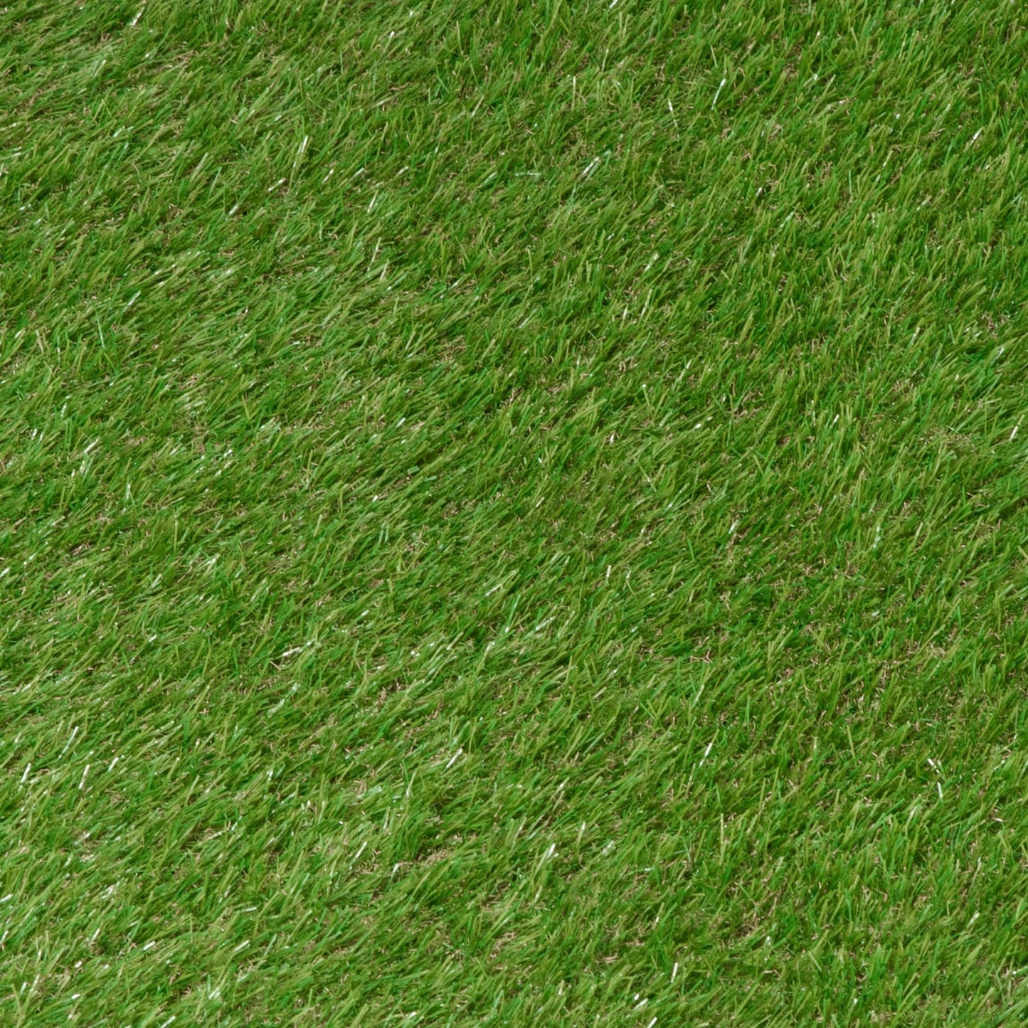 Outsunny Césped Artificial 3x1 m con Altura de Hierba 25mm Tipo Alfombra o Estera de Hierba Sintética de Exterior para Jardín y Terraza