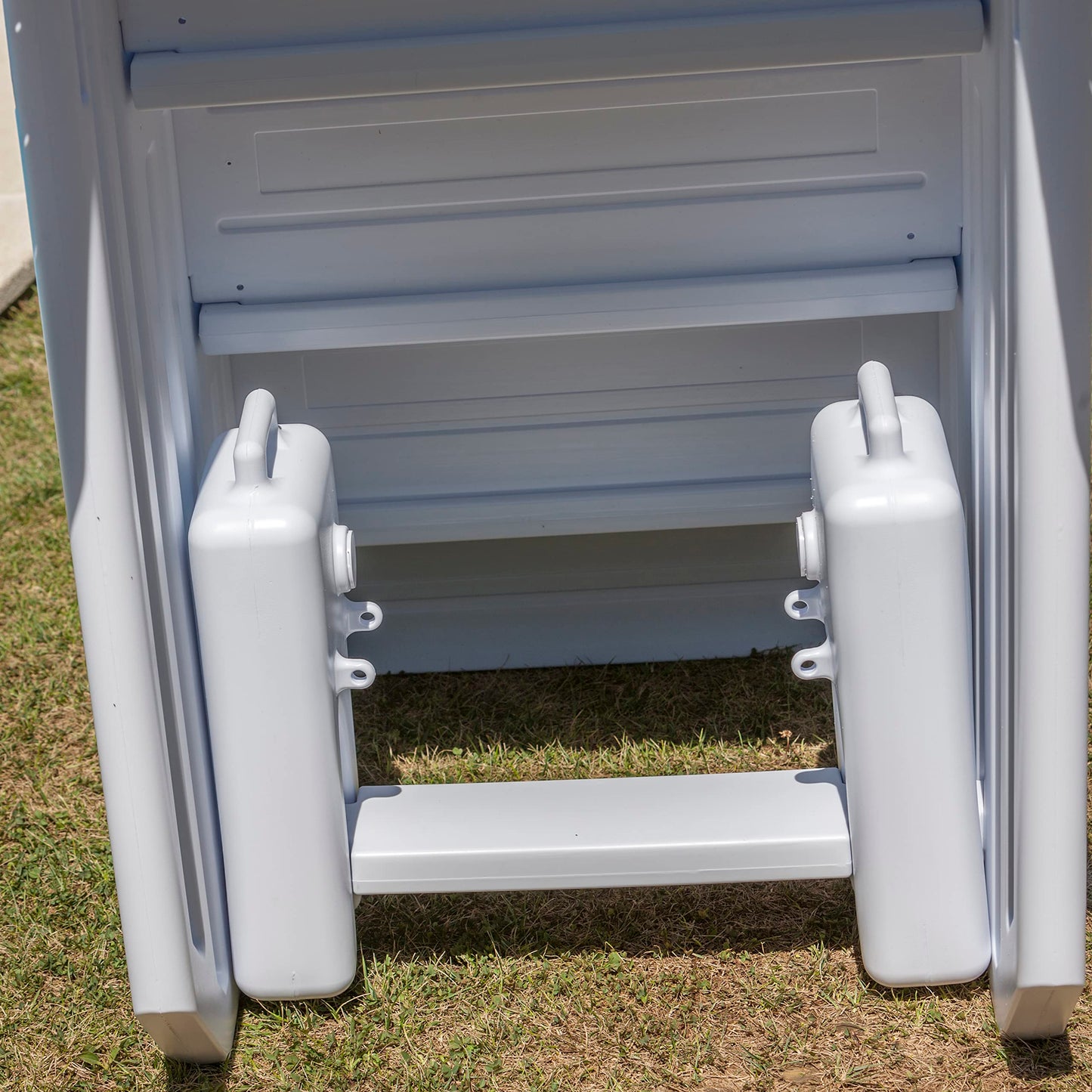 GRE Easy Entry Synthetic – Escalera accesible para piscina, entrada fácil, sintética, ancho x alto: 50 x 206 cm, 4 peldaños