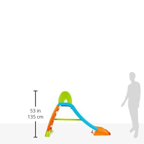 FEBER - Tobogán Slide Plus con Agua con hueco para la poner la manguera,escaleras antideslizantes,multicolor, de resistencia y fácil montaje, para niños de 2 y 7 años, FAMOSA(800009001)Versión previa