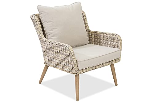 Garden Point Bilbao Apetito 8 Beige| Elegante Juego de Muebles para Cada jardín.