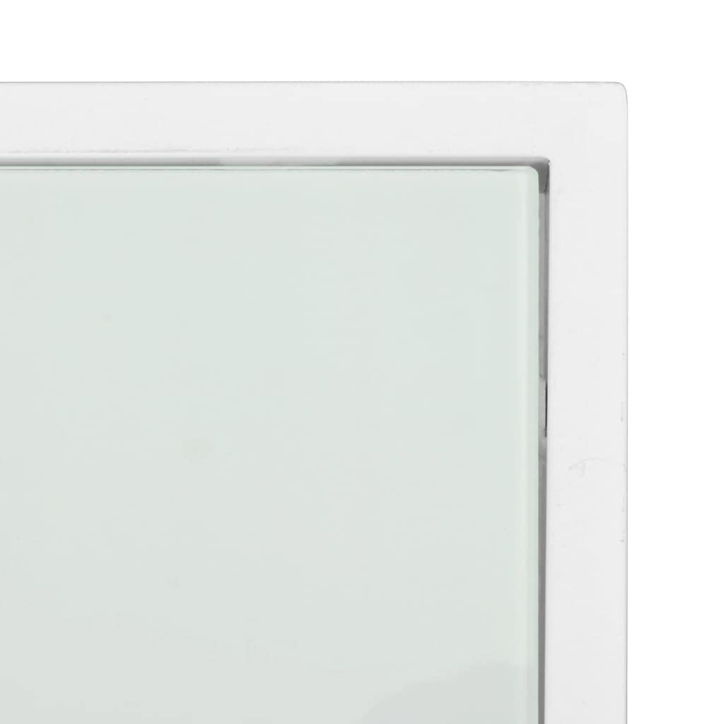 vidaXL Set Muebles Jardín 13 Pzas Aluminio Negro Blanco Sofá Mesa de Exterior