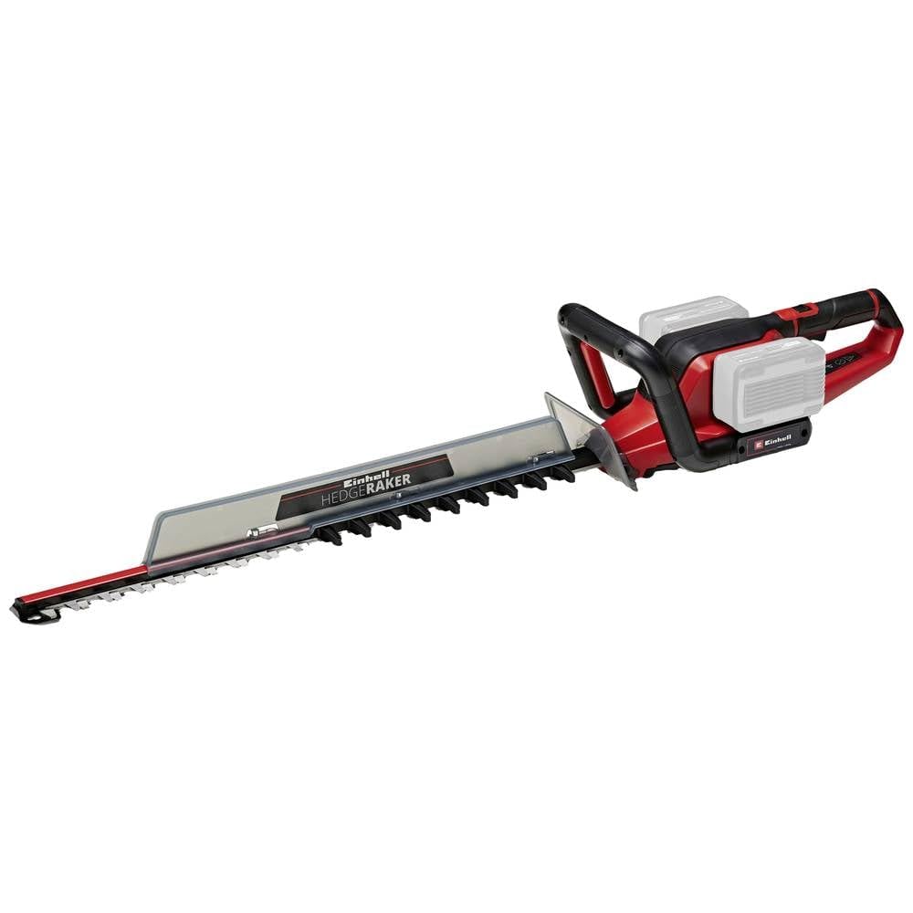 Einhell Cortasetos con batería GE-CH 36/65 Li-Solo Power X-Change (36 V, 65 cm de longitud de corte, 30 mm distancia entre dientes, mango giratorio, colector de recortes, sín batería)