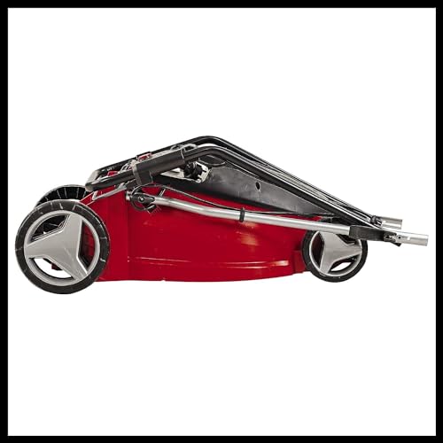 Einhell GC-EM 1536 - Cortacésped eléctrico (1500 W, altura de corte 5 niveles | 25-65 mm , ancho de corte 36 cm, hasta 600m² de jardín, 38L de capacidad de bolsa) (ref.3400150)