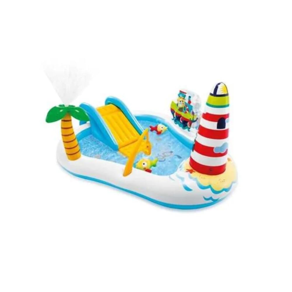Intex 57162NP - Centro de juegos acuático con motivos de pesca, Multicolor