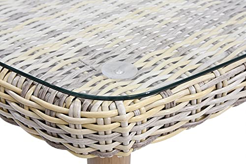 Garden Point Bilbao Apetito 8 Beige| Elegante Juego de Muebles para Cada jardín.