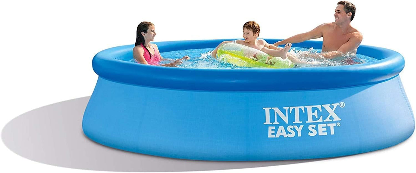Intex 55237 - Piscina Hinchable, Ø244x61 cm, 1.942 litros, Piscina Redonda, con depuradora Cartucho, 1.250 litros/Hora, Filtro Cartucho Tipo H, para 2 Personas
