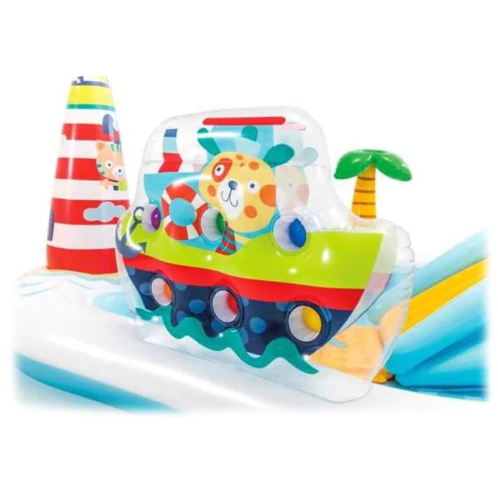 Intex 57162NP - Centro de juegos acuático con motivos de pesca, Multicolor