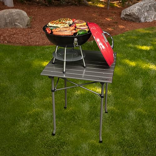 Cuisinart CCG-190RB Parrilla de carbón portátil de acero, 14", Rojo