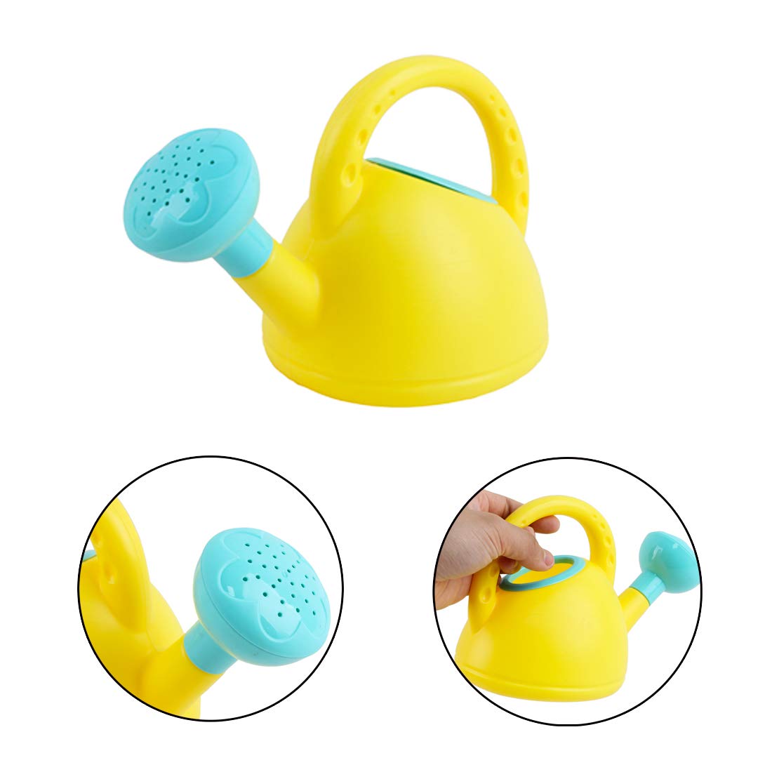 deAO- Juego de 26 Herramientas de jardinería Carrito con rastrillo, Pala, regadera, Cubo y Accesorios de jardín incluidos, Divertido Juguete Educativo para niños, Multicolor, Medium (FTAL-GRDN)