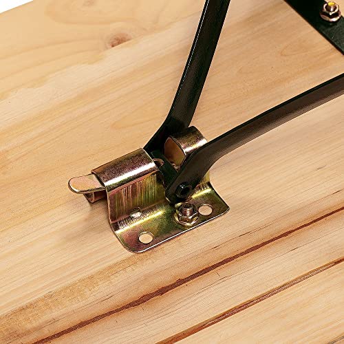 Deuba® Mesa Cervecera Plegable 170cm de Madera Altura Ajustable Catering Eventos Comedor Jardín Buffet