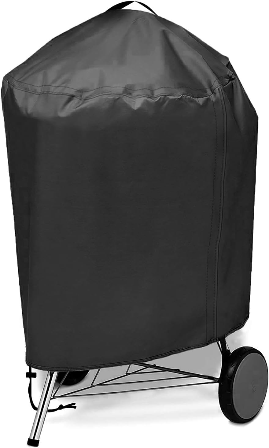 Funda para Barbacoa Impermeable, VDISRR 420D Oxford Resistente al Desgarro Funda Protectora para BBQ Ø77x90cm, Cubierta de Exterior Anti-Viento/Anti-Polvo/Anti-Humedad/Anti UV